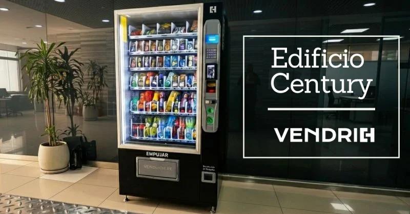 Máquinas expendedoras en Miraflores: El caso de éxito en el Edificio Century y el auge del Vending "Cero Inversión"