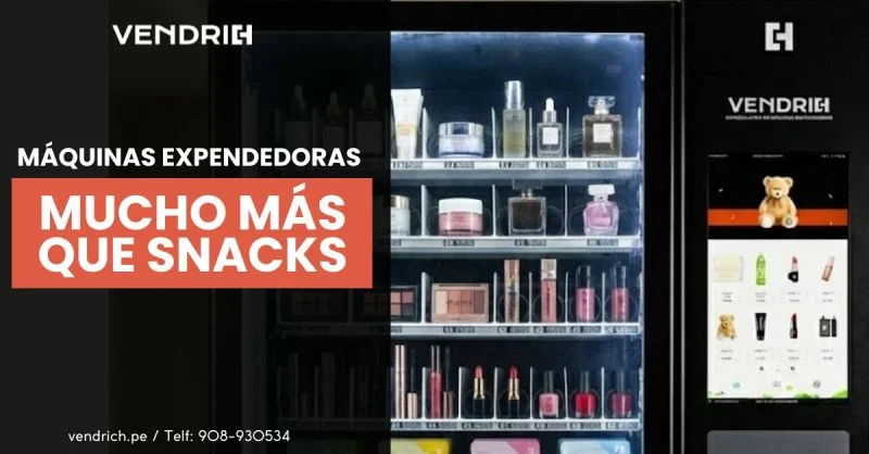 Máquinas expendedoras: Mucho más que snacks