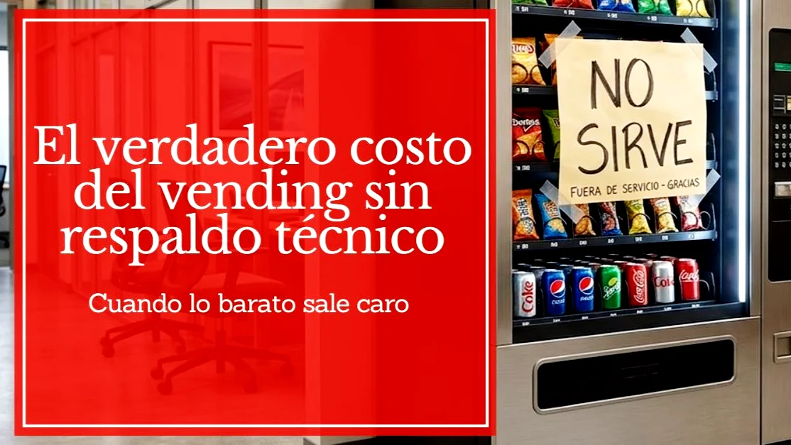 El "Vending Desechable": El peligro de comprar máquinas expendedoras sin respaldo técnico en Perú