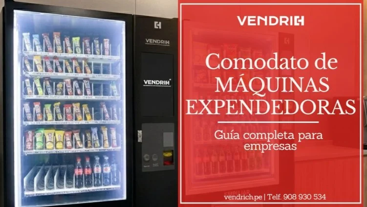 Comodato de máquinas expendedoras: Cómo funciona y cuándo conviene